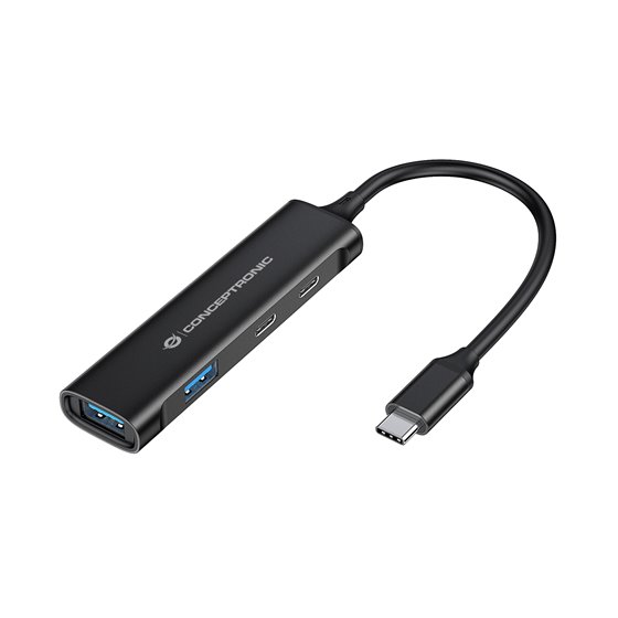 HUBBIES12B hub de interfaz USB 3.2 Gen 1 (3.1 Gen 1) Type-C 5000 Mbit/s Negro