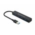 C4PUSB3 hub de interfaz USB 3.2 Gen 1 (3.1 Gen 1) Type-A 5000 Mbit/s Negro