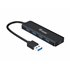 128959 hub de interfaz USB 3.2 Gen 1 (3.1 Gen 1) Type-A 5000 Mbit/s Negro