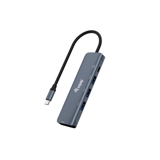 Adaptador multifunción USB-C 5 en 1, HDMI, USB 3.2 GEN1, 100W USB PD