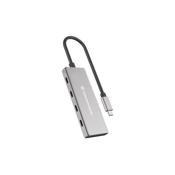 HUBBIES16G hub de interfaz USB 3.2 Gen 2 (3.1 Gen 2) Type-C 10000 Mbit/s Gris