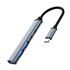 EW1149 hub de interfaz USB 3.2 Gen 1 (3.1 Gen 1) Type-C 5000 Mbit/s Gris, Plata
