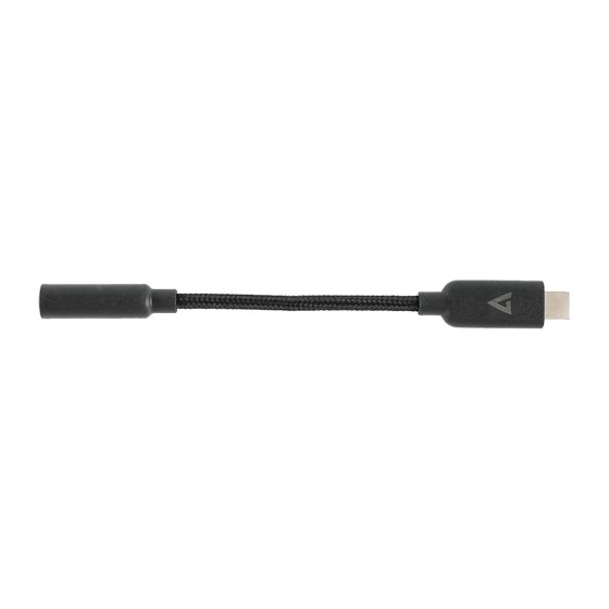 Adaptador de conector de audio USB-C a 3.5 mm