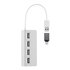 HUBSLIM4 USB 2.0 480 Mbit/s Blanco