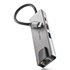 NGS-HUB-0140 hub de interfaz USB 2.0 Type-C 5000 Mbit/s Aluminio, Negro