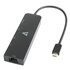 Adaptador Ethernet 2.5 G USB-C macho a USB A hembra x 2, USB-C hembra x1, RJ45 hembra x1 negro