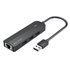 Docking USB 2.0 CHPBB/ 3xUSB/ 1xMicro USB/ 1xRJ45/ Negro