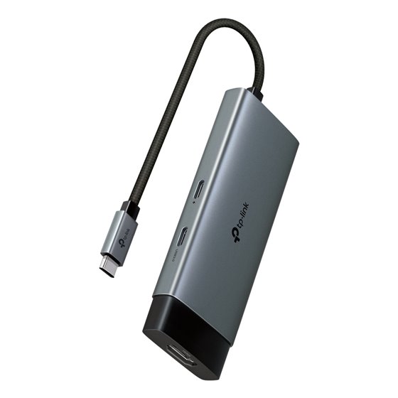 UH5020C hub de interfaz USB Tipo C 5000 Mbit/s Gris