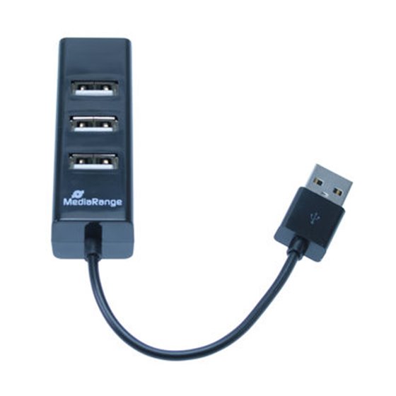 MRCS502 hub de interfaz 480 Mbit/s Negro