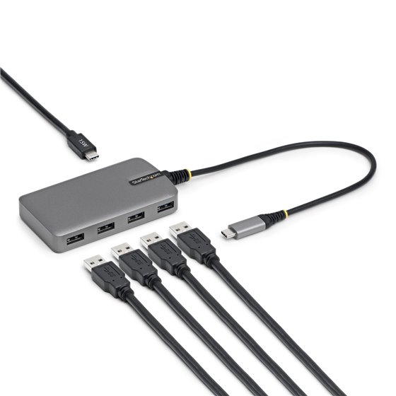 5G4AC-USB-C-HUB hub de interfaz USB 3.2 Gen 1 (3.1 Gen 1) Type-C 5000 Mbit/s Gris