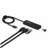 Hub USB-C de 4 Puertos A - 5 Gbps - Ladrón USB Alimentado por el Bus - Concentrador Tipo C a 4 Puertos A - Plástico PCR - Cable 