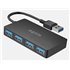 APPC49V2 hub de interfaz USB 3.2 Gen 1 (3.1 Gen 1) Type-A 5000 Mbit/s Negro