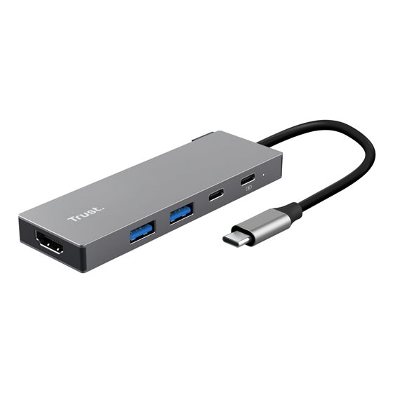 26062 hub de interfaz USB Tipo C Gris