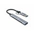 128969 hub de interfaz USB 3.2 Gen 1 (3.1 Gen 1) Type-C 5000 Mbit/s Gris