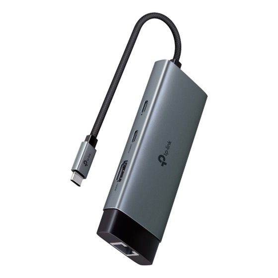 UH6120C hub de interfaz USB Tipo C Gris
