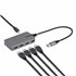 5G4AC-USB-A-HUB hub de interfaz USB 3.2 Gen 1 (3.1 Gen 1) Type-A 5000 Mbit/s Gris