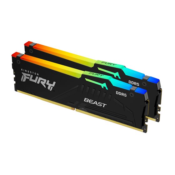 FURY Beast 64 GB 5600 MT/s DDR5 CL40 DIMM (Kits de 2) RGB