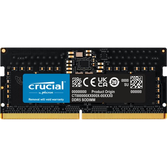 CT8G56C46S5 módulo de memoria 8 GB 1 x 8 GB DDR5 262-pin SO-DIMM ECC