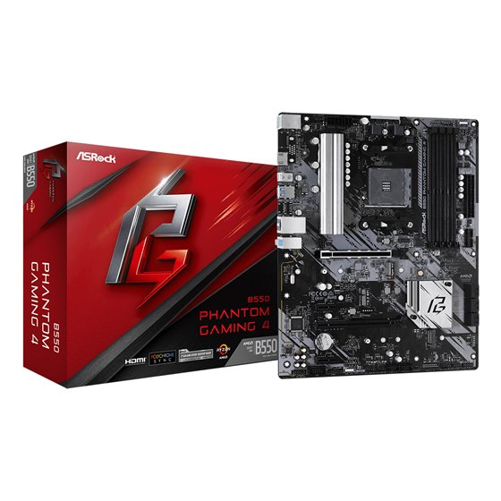 B550 Phantom Gaming 4 AMD B550 Zócalo AM4 ATX