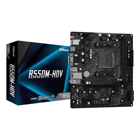 B550M-HDV AMD B550 Zócalo AM4 micro ATX