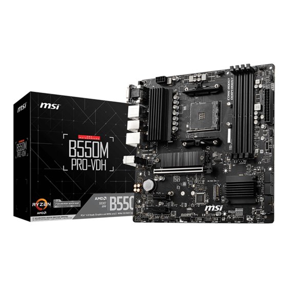 B550M PRO-VDH placa base AMD B550 Zócalo AM4 micro ATX