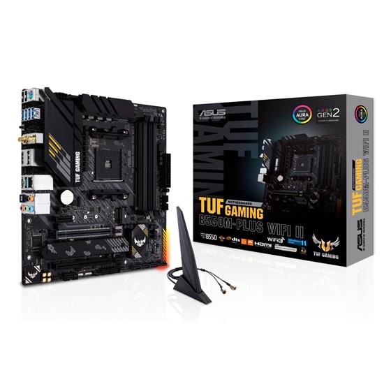 TUF GAMING B550M-PLUS WIFI II AMD B550 Zócalo AM4 micro ATX