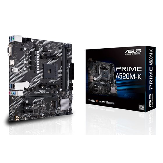 PRIME A520M-K AMD A520 Zócalo AM4 micro ATX
