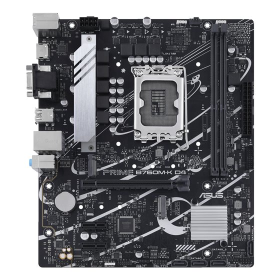 PRIME B760M-K D4 Intel B760 LGA 1700 micro ATX