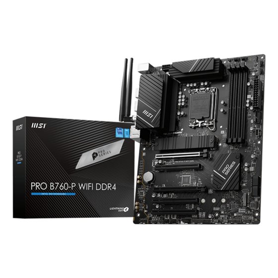 PRO B760-P WIFI DDR4 placa base LGA 1700 ATX