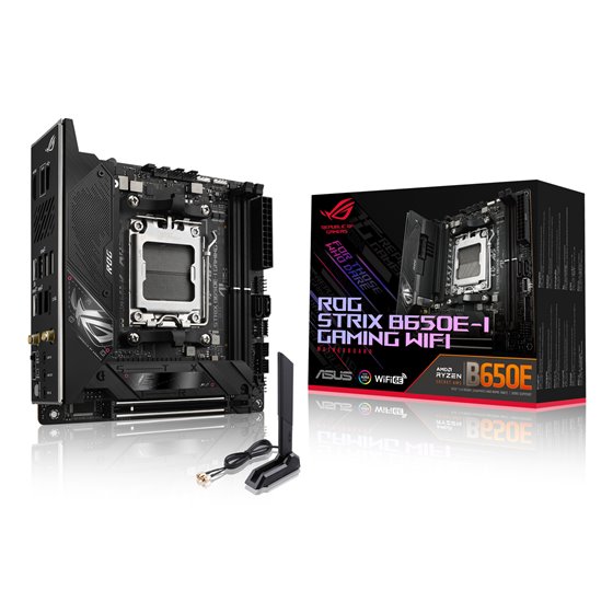 ROG STRIX B650E-I GAMING WIFI AMD B650 Zócalo AM5 mini ITX