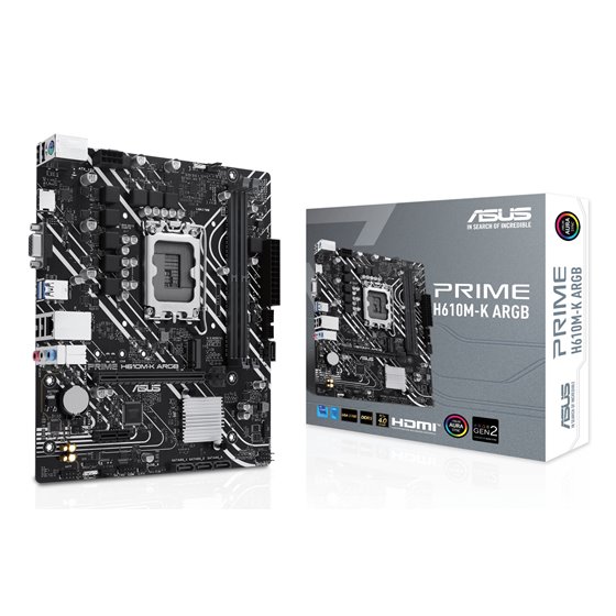 PRIME H610M-K ARGB Intel H610 LGA 1700 micro ATX