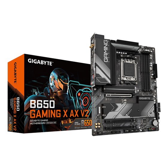 B650 GAMING X AX V2 Placa base - AMD Ryzen serie 9000, VRM de 8+2+2 fases, hasta 8000 MHz DDR5 (OC), 1xPCIe 5.0 + 2xPCIe 4.0 M.2