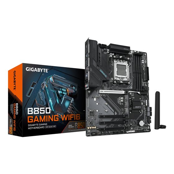 B850 GAMING WIFI6 Placa Base - Procesadores AMD Ryzen Serie 9000, VRM digital de 6+2+2 fases, hasta 8200MHz DDR5 (OC), 1xPCIe 5.
