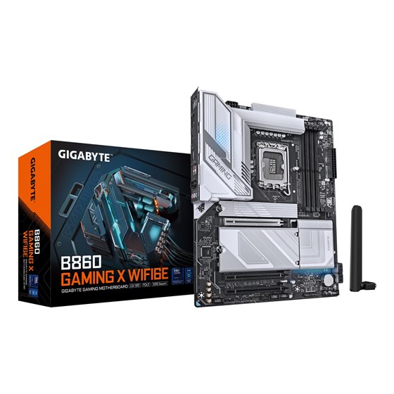B860 GAMING X WIFI6E Placa base - CPUs Intel Core Ultra, VRM de 12+1+2+1 fases, hasta 9066MHz DDR5, 1xPCIe 5.0 + 2xPCIe 4.0 M.2,