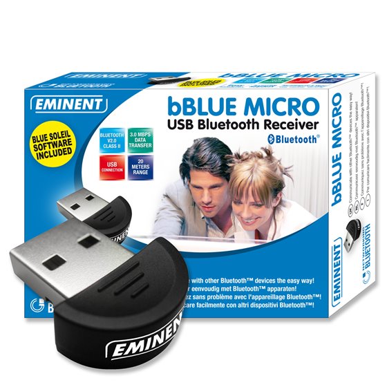 bBLUE MICRO USB Bluetooth Receiver Class 2 - 20 m 3 Mbit/s