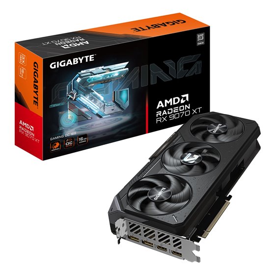 Radeon RX 9070 XT GAMING OC 16G Tarjeta Gráfica - 16GB GDDR6, 256 bits, PCI-E 5.0, 3060 MHz Frecuencia Base, 2 x DisplayPort, 2 