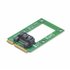 Adaptador mSATA a SATA para Disco Duro o SSD - Tarjeta Conversora Mini SATA a SATA