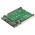 Adaptador de SSD SATA M.2 a SATA de 2.5" - Conversor de M.2 NGFF a SATA - de 7mm - Bracket de Marco Abierto - Adaptador para Dis