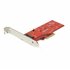Adaptador de SSD M2 a PCIe - Conversor NVMe / AHCI / NGFF / M-Key a PCIe 3.0 x4 - Perfil Bajo o Completo - Adaptador PCI Express