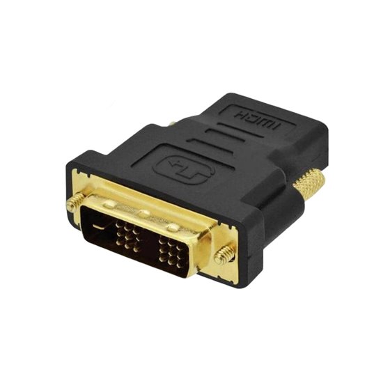Adaptador DVI a HDMI con conector DVI tipo 18+1