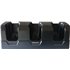 Three Slot Wireless Charging Dock estación dock para móvil Ordenador portátil Negro