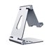Soporte De Sobremesa Tamaño M Ajustable (2 Pivotes) Para Movil / Tablet, Plata