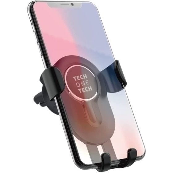 SOPORTE COCHE TECHONE PARA MOVIL NEGRO