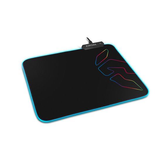 Knout RGB Alfombrilla de ratón para juegos Negro