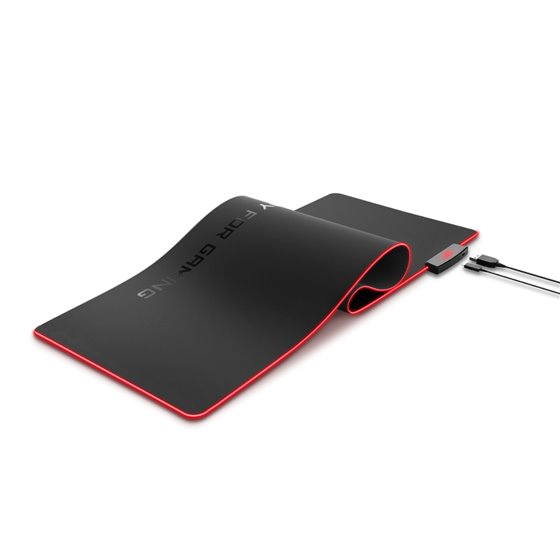 GAMING Pad ESG P5 RGB Alfombrilla de ratón para juegos Negro