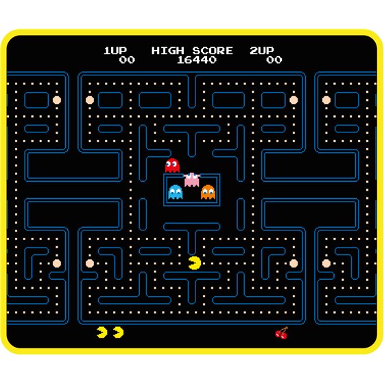 82541120979 alfombrilla para ratón Alfombrilla de ratón para juegos Negro, Amarillo