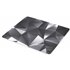 Crystal Black L Alfombrilla de ratón para juegos Negro, Blanco