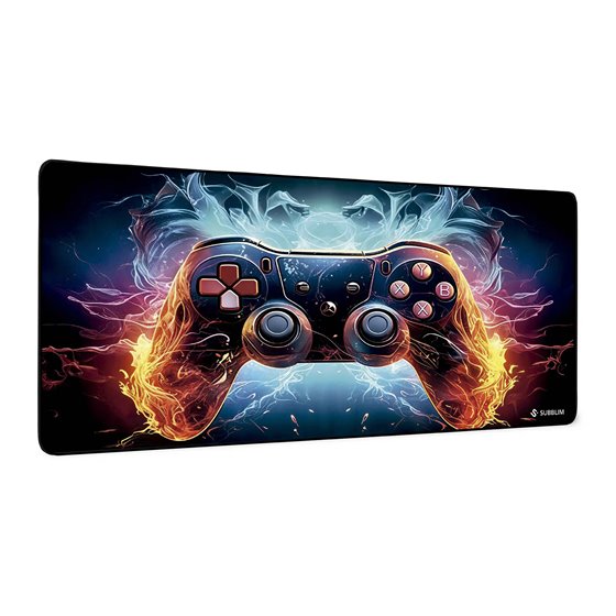 GameCore XL Alfombrilla de ratón para juegos Negro, Multicolor