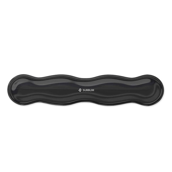 Ergo Crystal Flex descansa muñecas Gel Negro