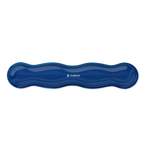 Ergo Crystal Flex descansa muñecas Gel Azul oscuro
